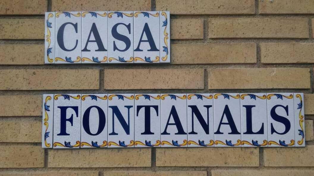 Casa Fontanals Villa Pla del Panades ภายนอก รูปภาพ